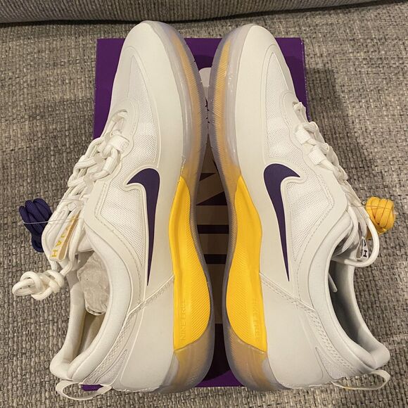 Nike SB Nyjah Free 2 Shoes NBA Los Angeles Lakers DA3439-100 Size 9.5 main image 6
